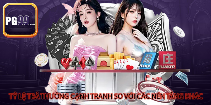 Tỷ lệ trả thưởng cạnh tranh so với các nền tảng khác